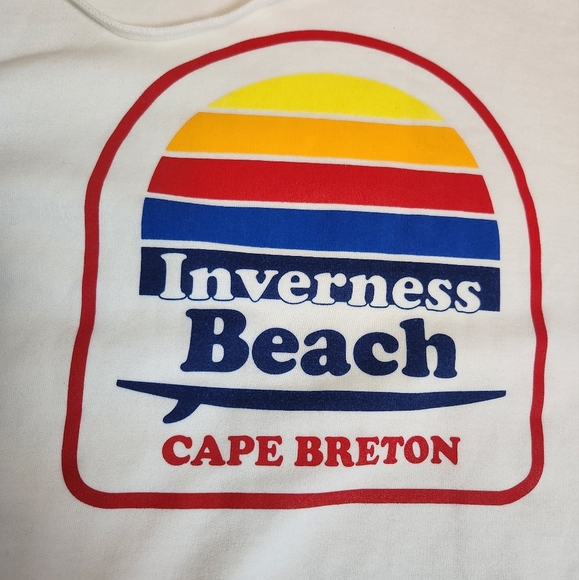 Inverness Beach Cape Breton Surfer Hoodie Sweatshirt Men's Size S Fits Women's L - Picture 12 of 16